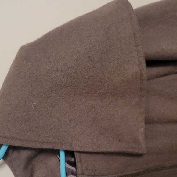 MODCLOTH WOOL BLEND STONE JACKET, SZ LARGE - Picture 4 of 16